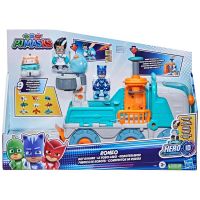 PJ Masks Romeo Bot Builder 2-in-1 Romeo Vehicle and Robot Factory Playset